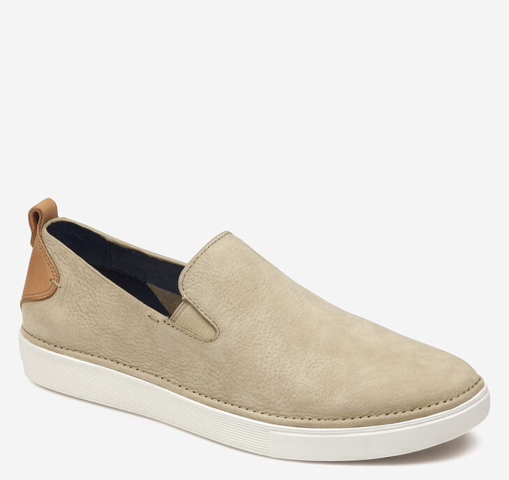 Johnston & Murphy Noah Slip On Skor Herr - Beige Skor [IW4302897]